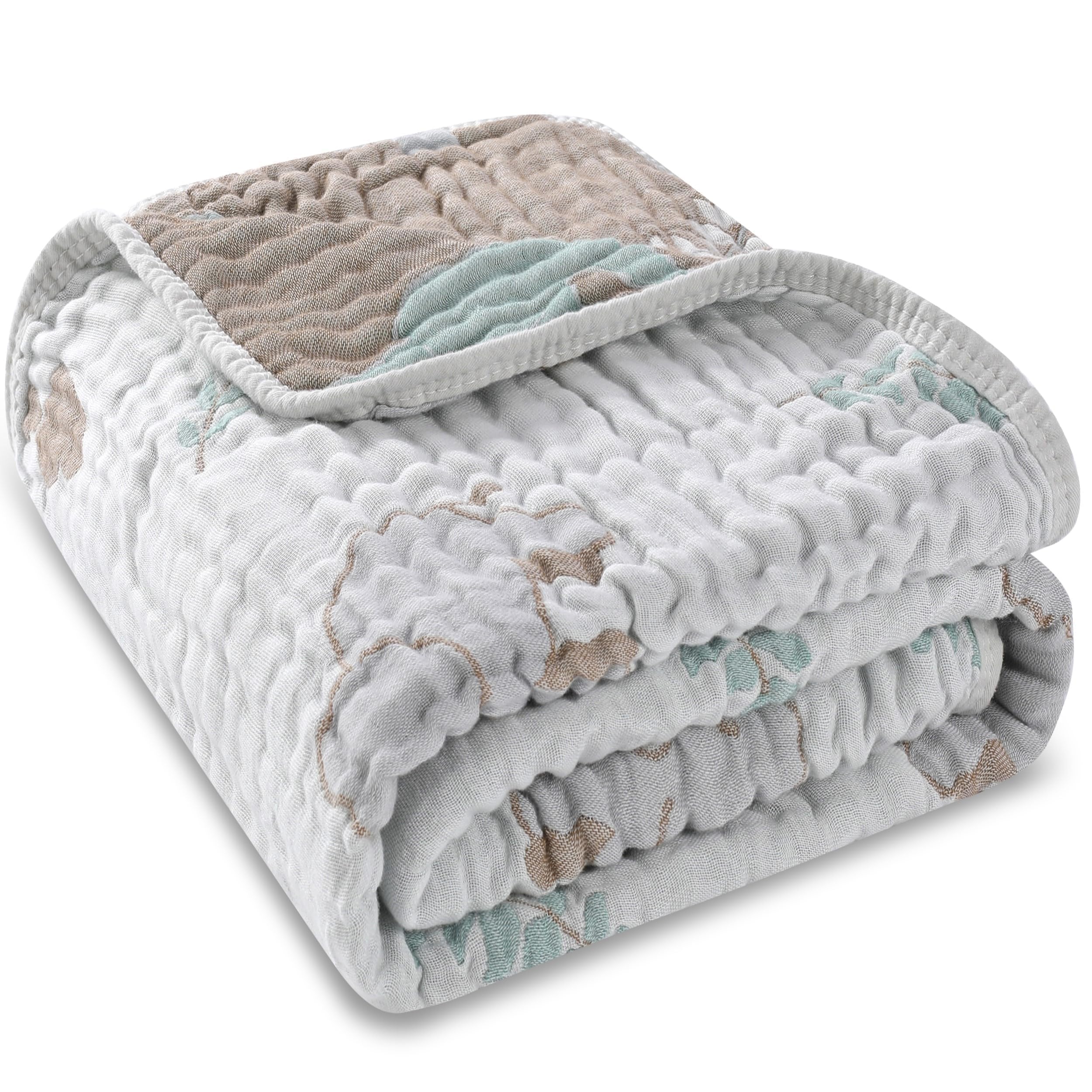 HardNok Ultra Soft Muslin Baby Blanket Forest Elephant