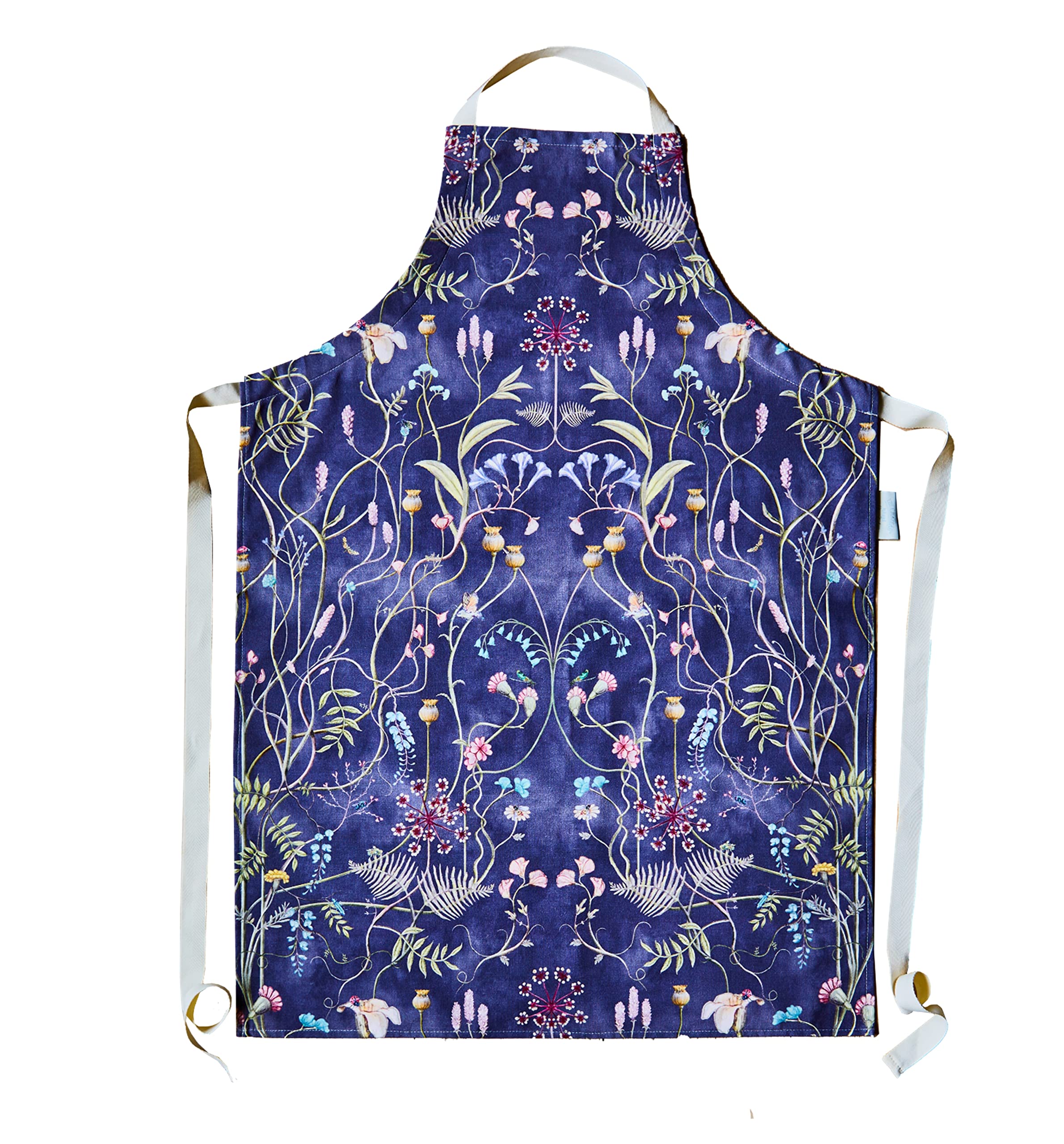 Nets At Home The Chateau By Angel Strawbridge APRON Kitchen Collection - WILDFLOWER Nightshadow - 62cm x 93cm