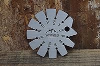 Wisemen Trading Stainless Steel Bevel Gauge - 15-120 Degree Angle Finder for Axes, Knives & Blades