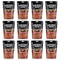 Vista 14 de Wicked Minis - Galletas de sopa y ostras – Mini sopa inflada con sabor a salina y salada, mezcla de aperitivos salados, ensaladas de picatostes