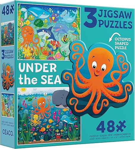 Miniatura 5 de Ceaco - Multipack 3 en 1 - Submarino - (3) rompecabezas de 48 piezas