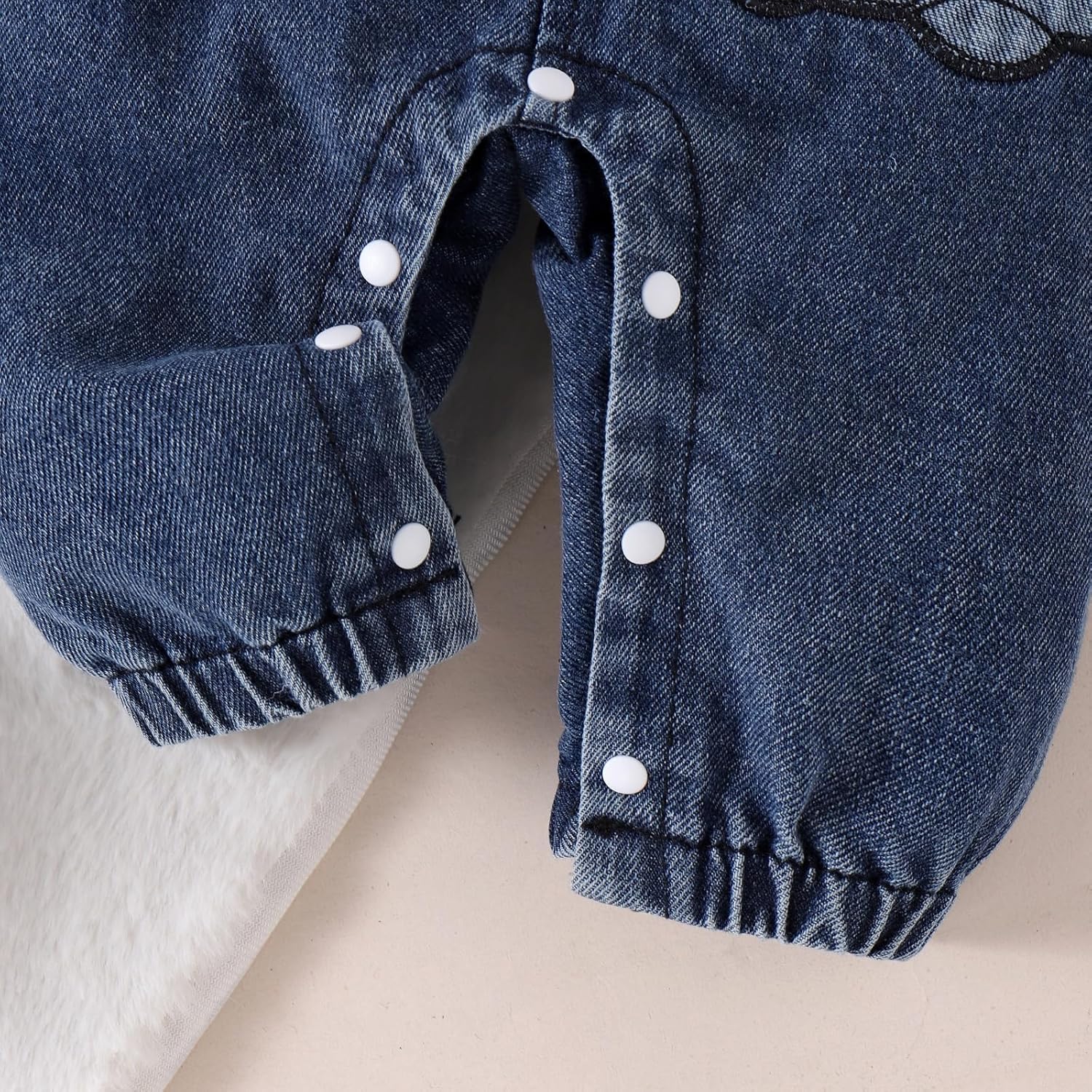 Baby Boy Clothes Newborn Long Sleeve Romper Cartoon Animal Jeans Suspender Overalls Jumpsuit Fall Outfits 0-18 Months - Image 6