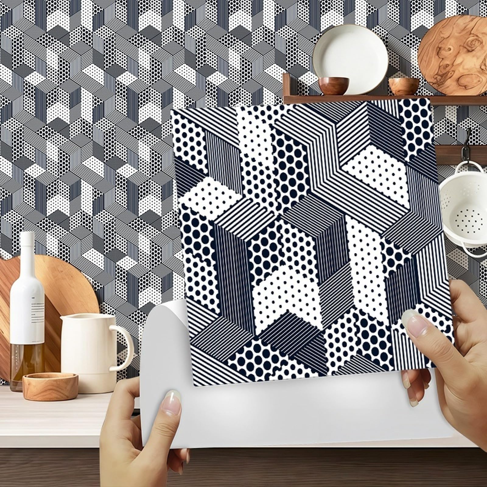 Odklej i przyklej płytki ścienne łazienka samoprzylepne płytki ścienne