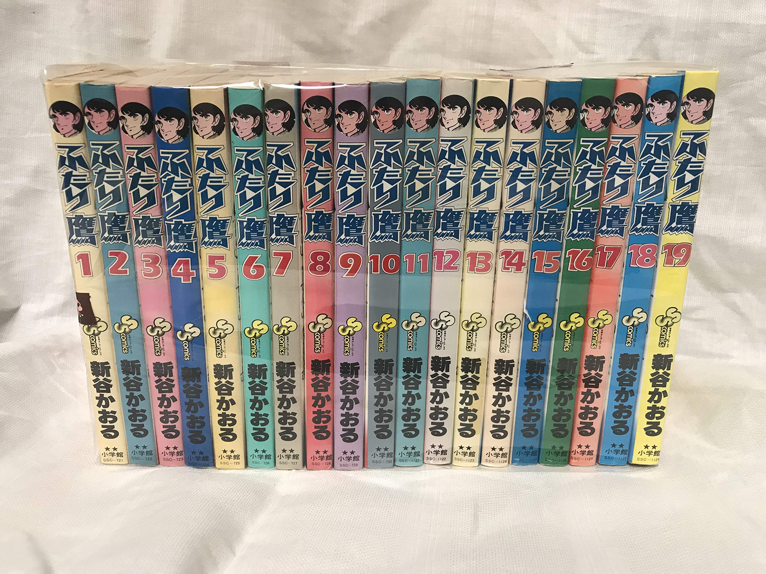 漫画コミック【ふたり鷹 1-19巻・全巻完結セット】新谷かおる★少年サンデーC 91D1OO16oNL.jpg