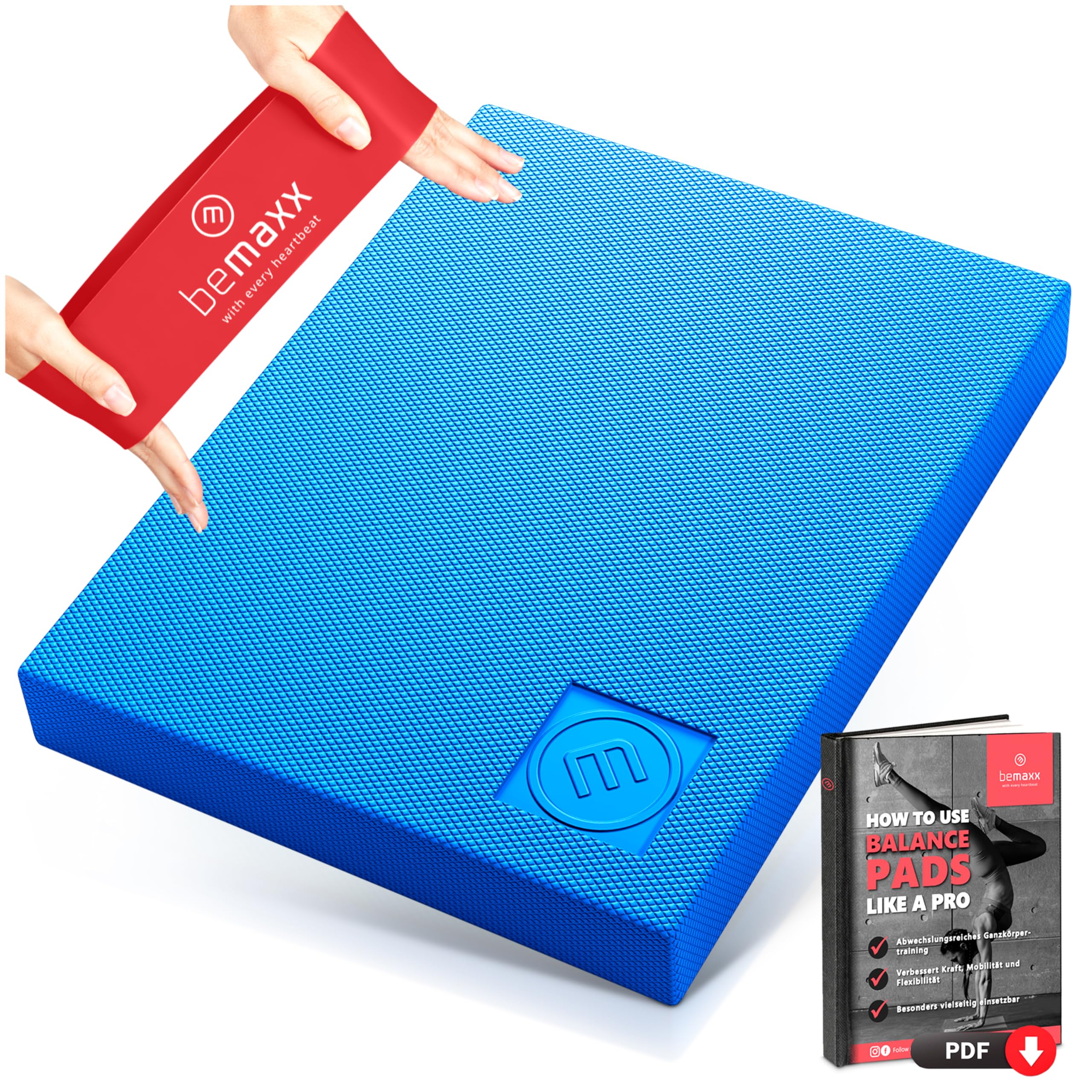 Almohadilla De Equilibrio Balance Pad - Antideslizante, TPE, Para Yoga, Pilates Y Rehabilitación En Casa