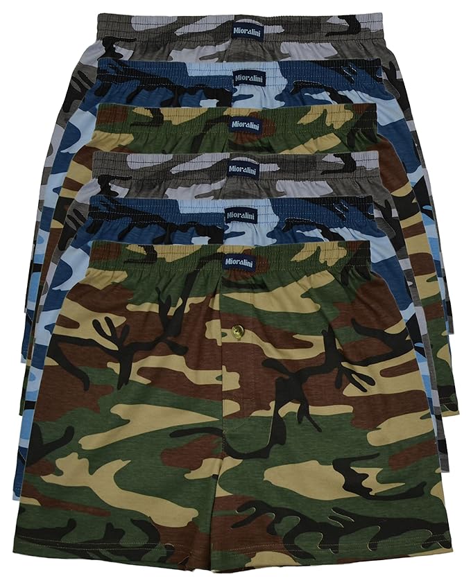 Buy MioRalini 6 Knitted Boxers 100 Cotton with and Without Assorted Prints and Patterns Easy