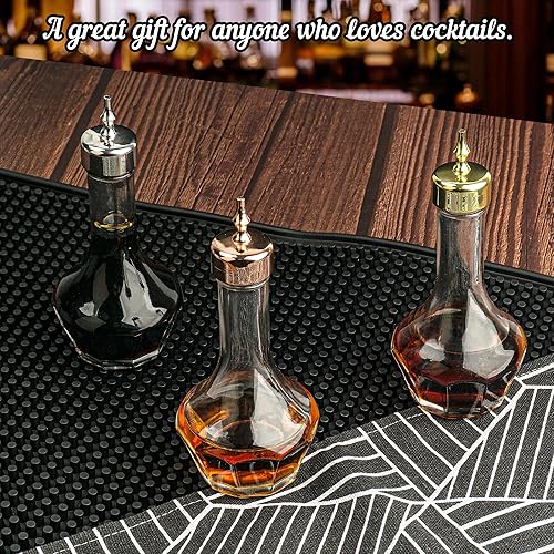 Miniatura 7 de USEAMIE Bitters - Juego de botellas de vidrio para salpicadero, herramienta profesional para cóctel, ideal para barman en casa, bar, restaurante,