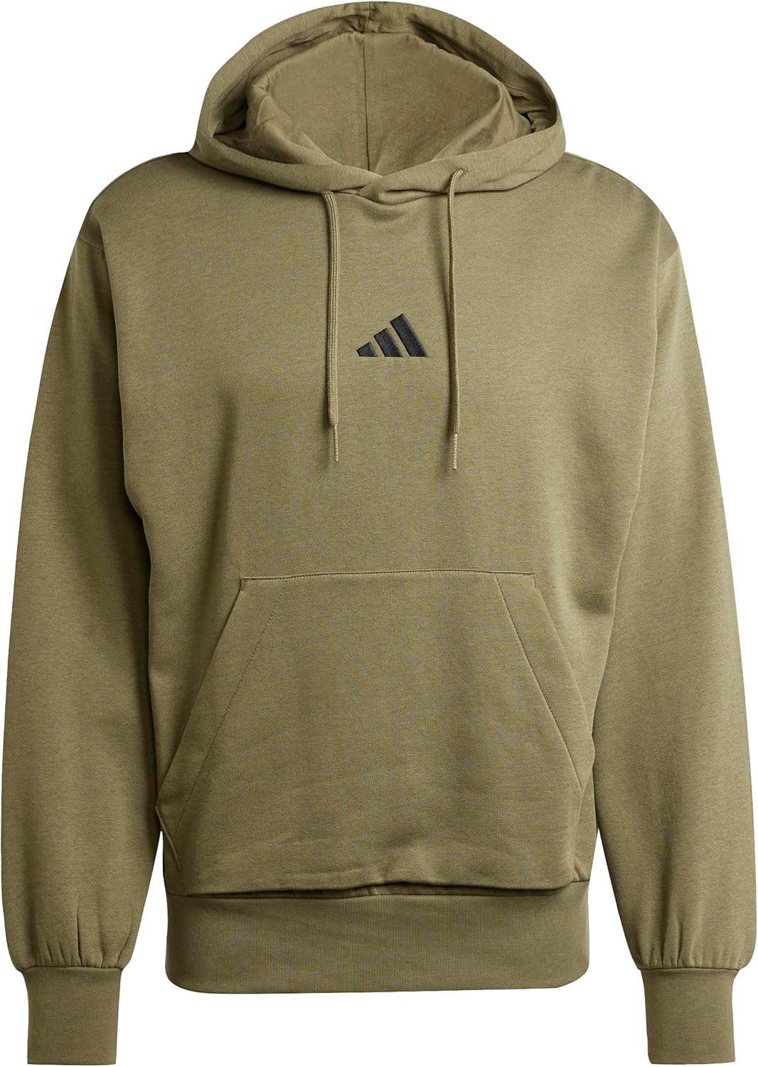 adidas Men's Essentials Feel Cozy Fleece Hoodie Sweatshirt - Image 2