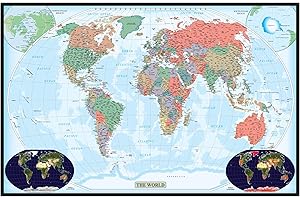 Swiftmaps World Map Mural