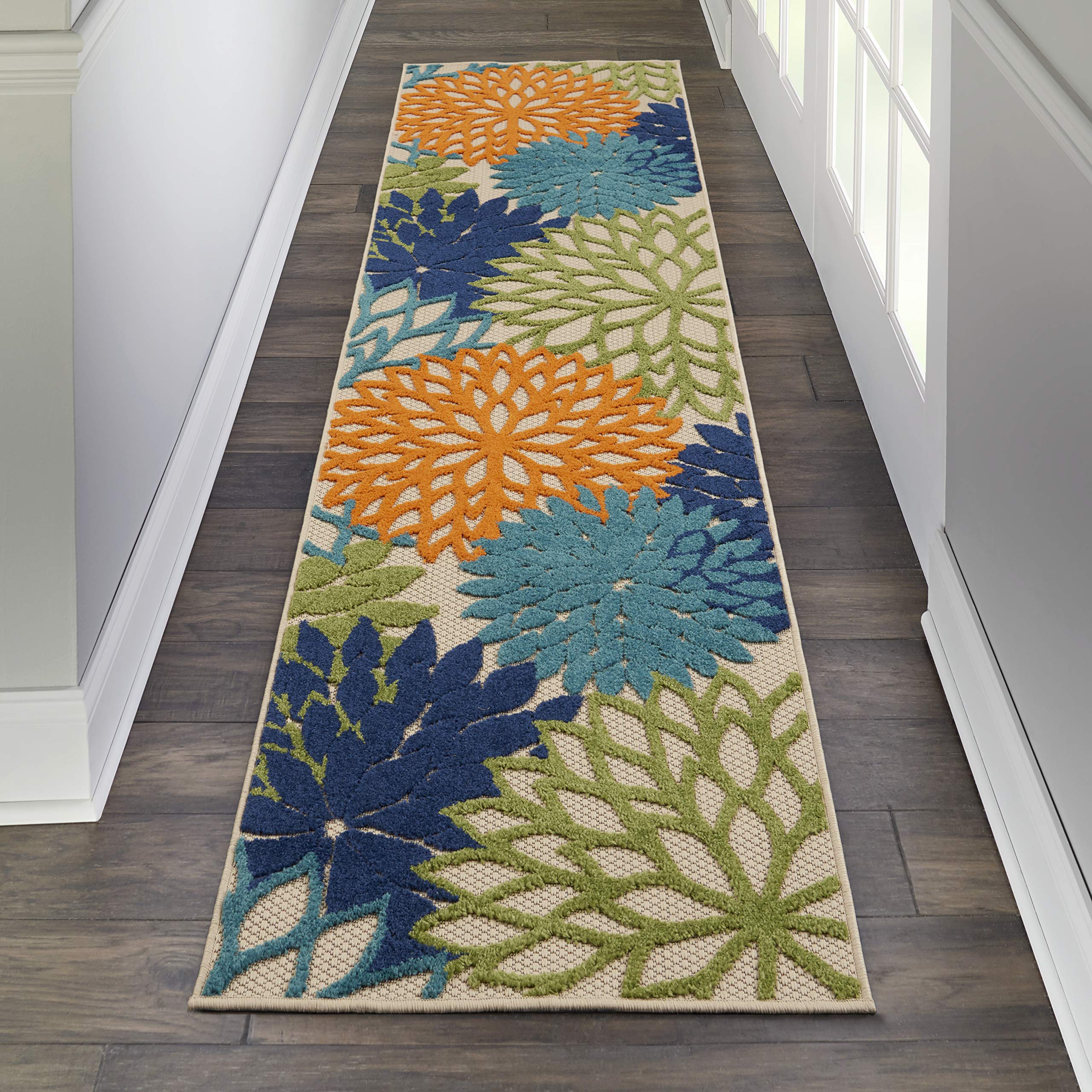 Amazon.com: Nourison Home Aloha Indoor/Outdoor Multicolor 2'3'' x