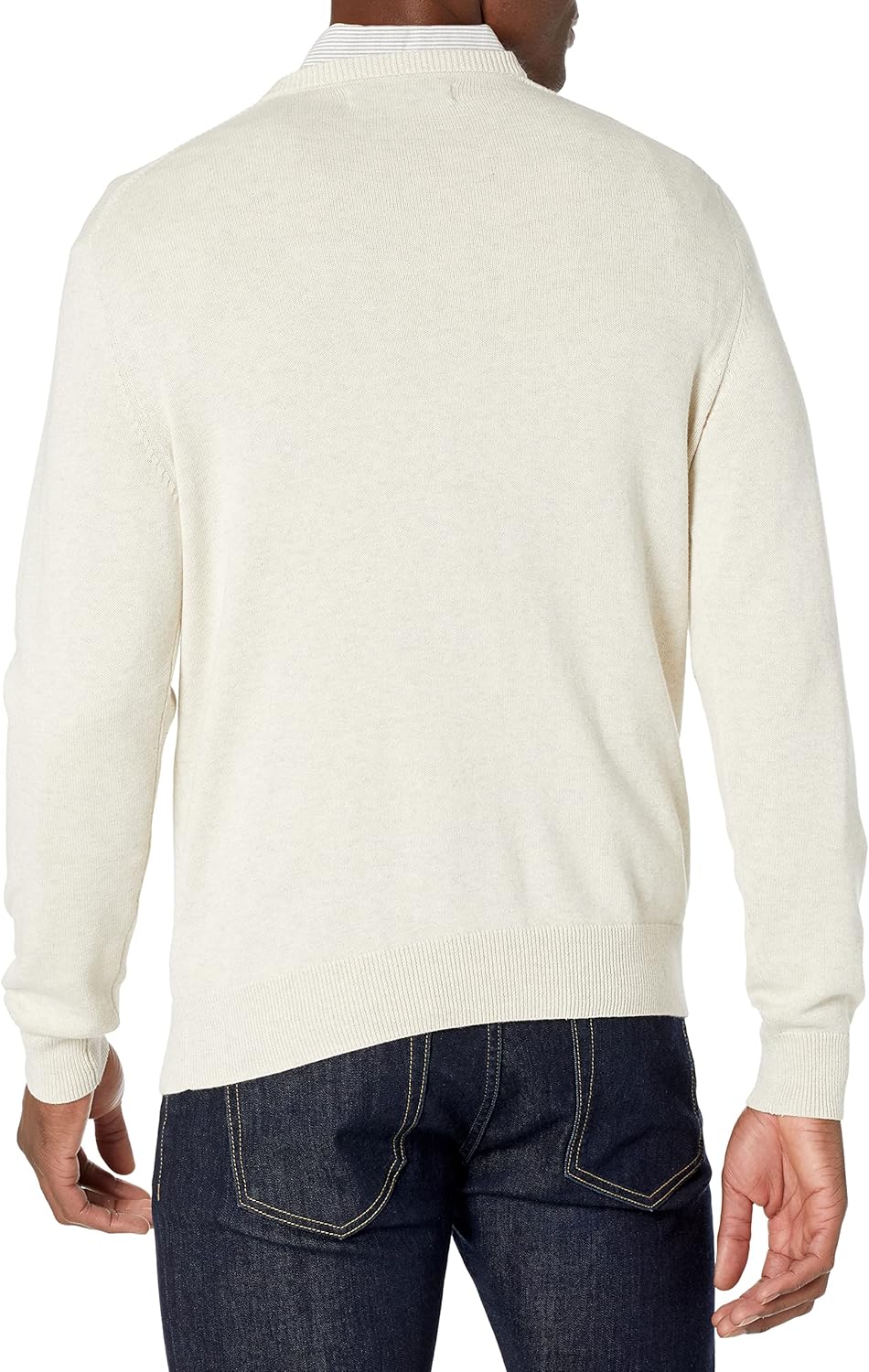 Amazon Essentials Men's V-Neck Sweater (Available in Big & Tall) X-Small Oatmeal Heather