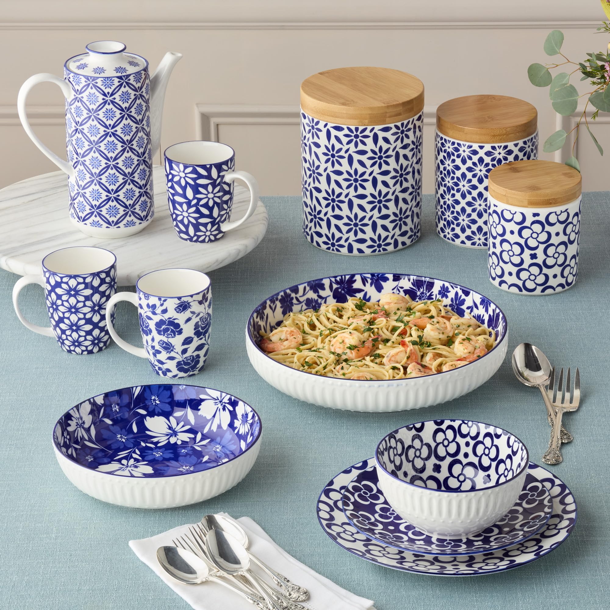 Amazon.com: Madison 3pc Canister Set - Premium Porcelain with Amazon.com: Madison 3pc Canister Set - Premium Porcelain with