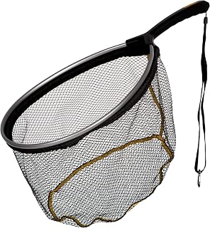 Frabill Floating Trout Net - 9x20 Inch Hoop, Micromesh Rubber Netting for Easy Catch & Release, Portable for Wading & Kayak Fishing