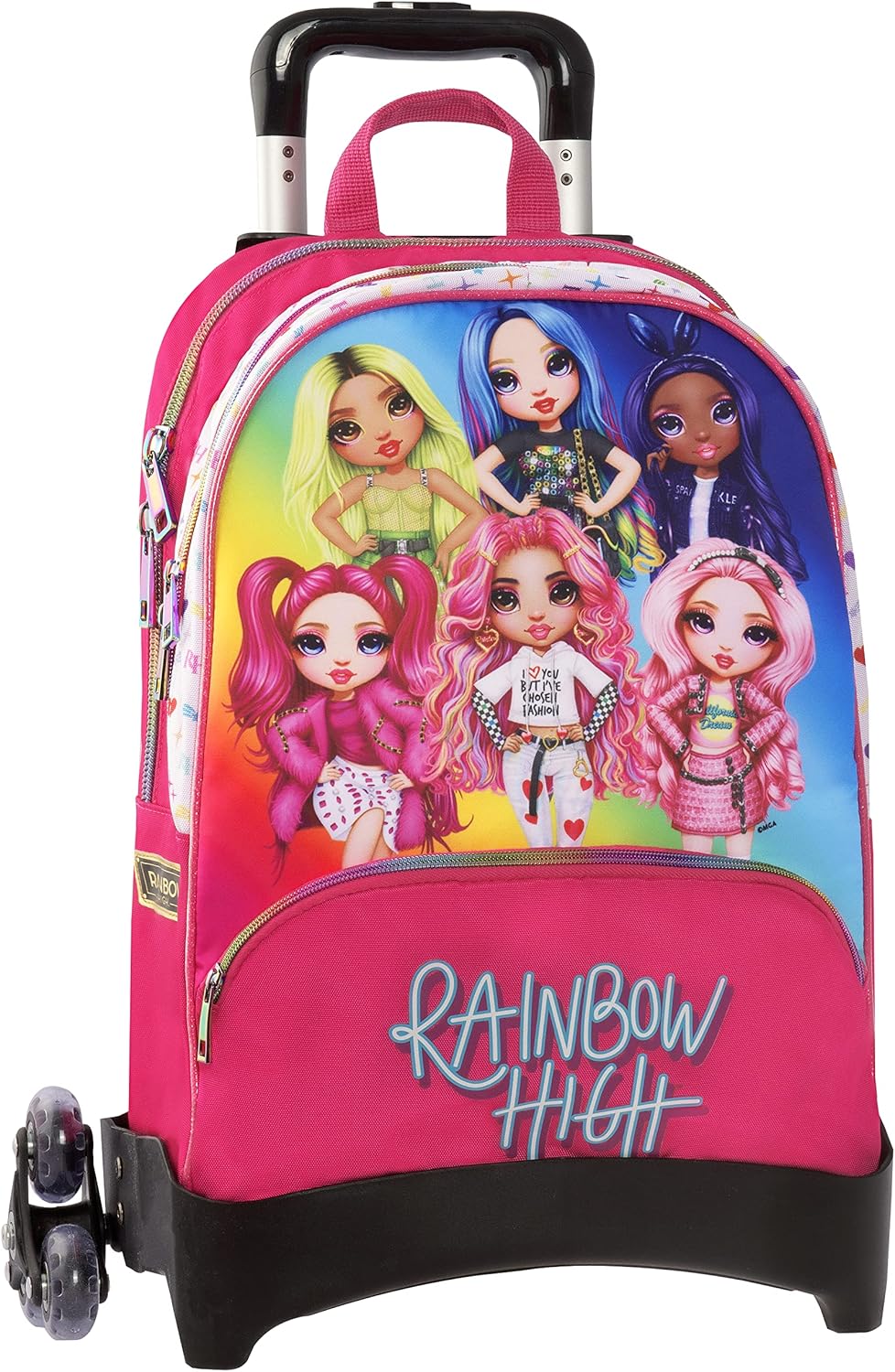 Franco Cosimo Panini Editore 66947, Zaino ORG Trolley Staccabile NEW Rainbow High Unisex Bambini E Ragazzi, Rosa (Pink), Taglia Unica Franco Cosimo Panini Editore 66947, Zaino ORG Trolley Staccabile NEW Rainbow High Unisex Bambini E Ragazzi, Rosa (Pink), Taglia Unica