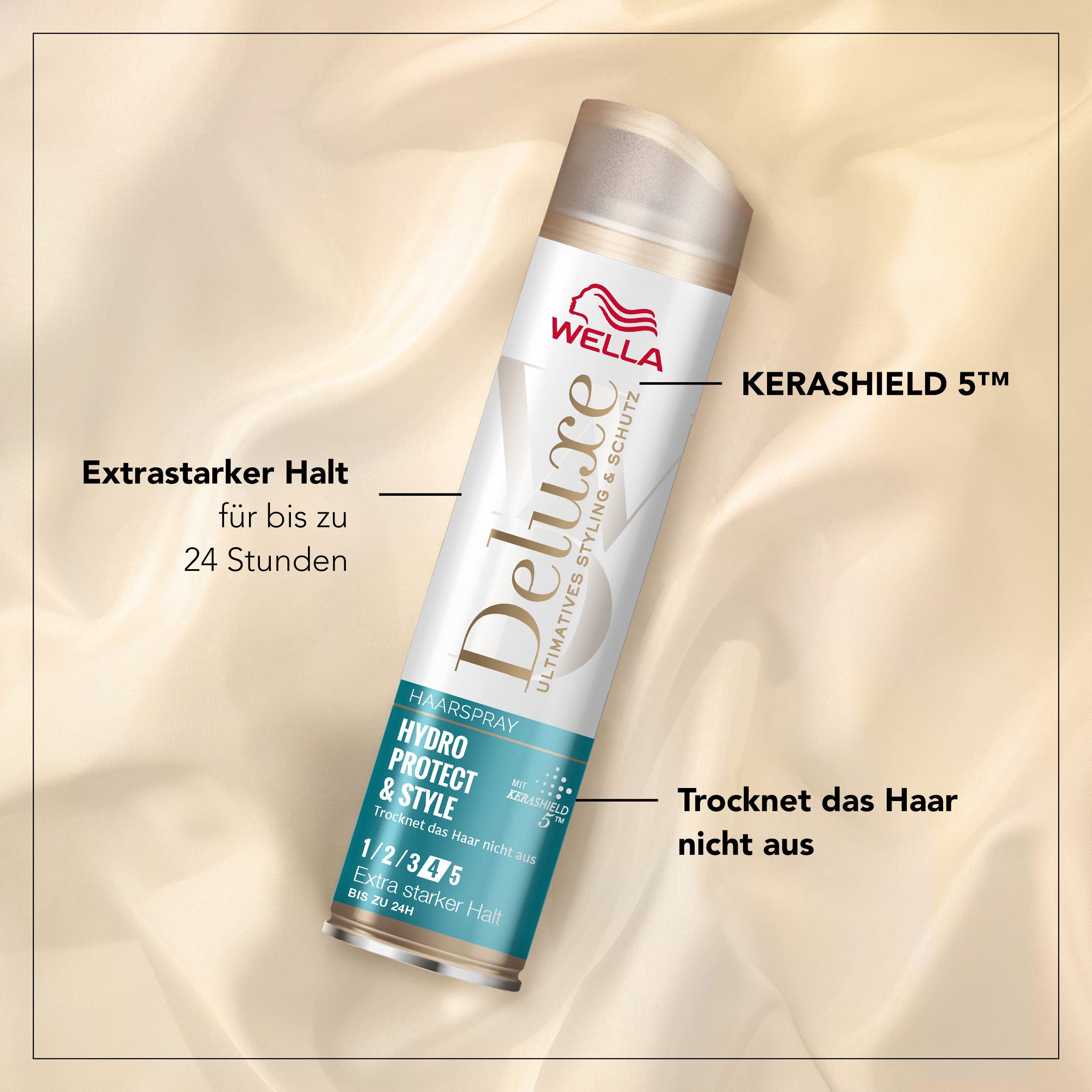 WELLA DELUXE Hydro Protect und Style lakier do włosów z innowacyjnym kompleksem ochrony keratyny