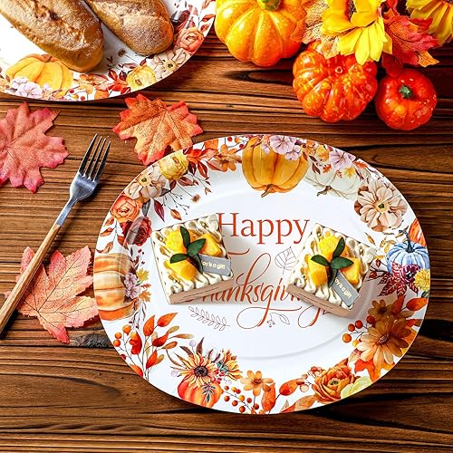 Miniatura 9 de 100 platos ovalados de papel de muñeco de nieve de 10 x 12 pulgadas, platos de papel desechables grandes Let It Snow, platos decorativos de Navidad