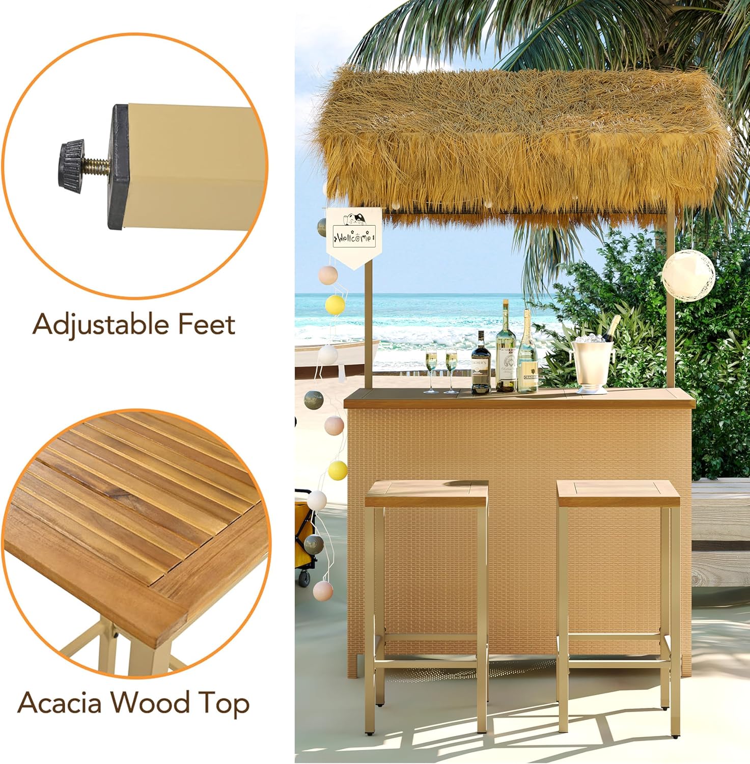 Grand Patio purchases Outdoor Tiki