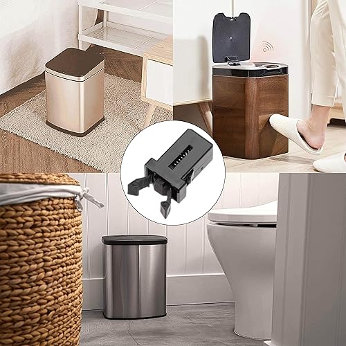 Miniatura 7 de DAPIN Paquete de 2 tapas de repuesto compatibles con la mayoría de 3 litros y 50 litros de tapa superior táctil cierre flexible para contenedores de