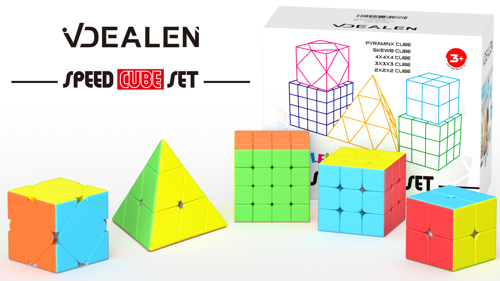 Amazon.com: Vdealen Speed Cube Set, Magic Cube Pack of 2x2 3x3 4x4