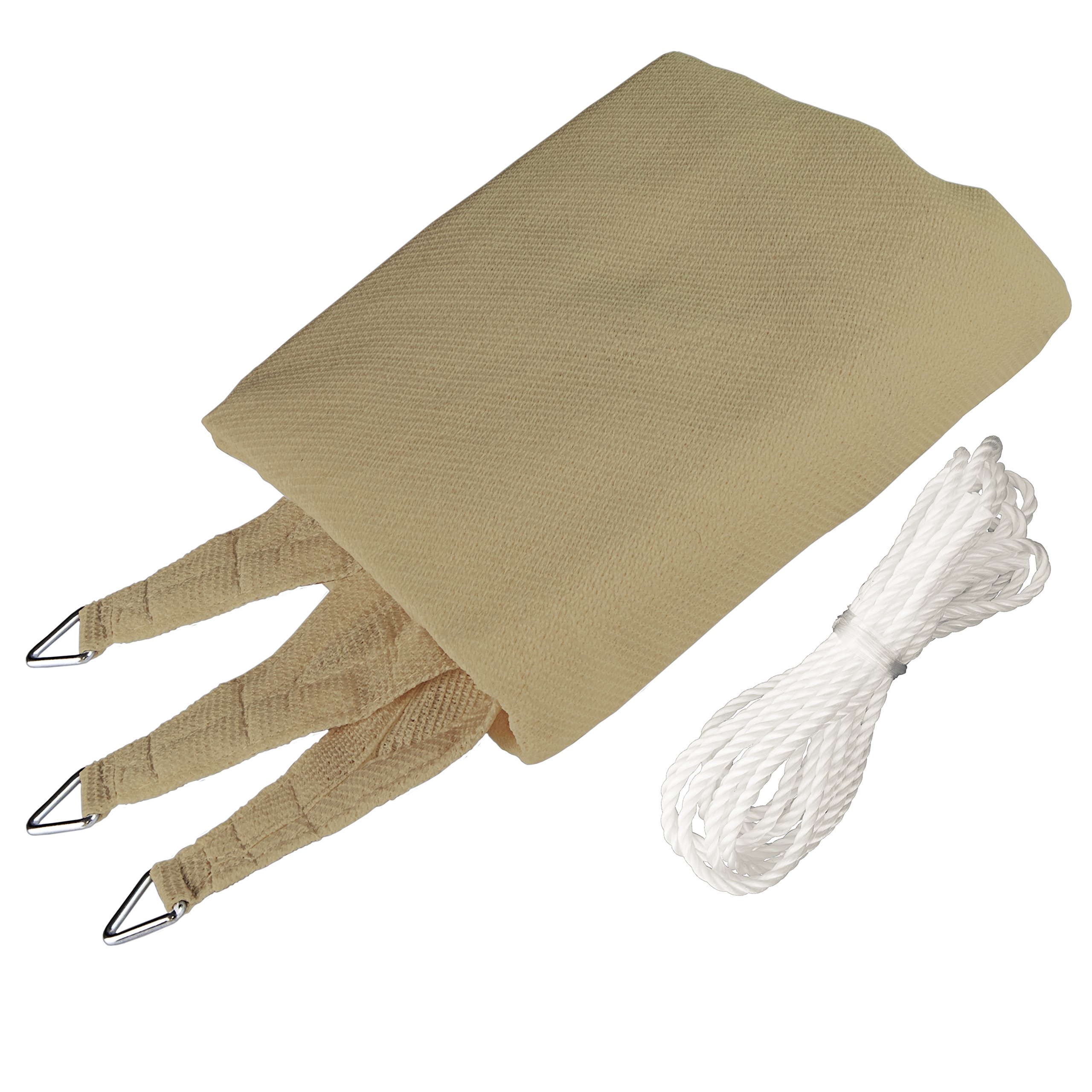Windhager 10965 - Tenda a vela Patio (5 x 5 x 5 m), Beige