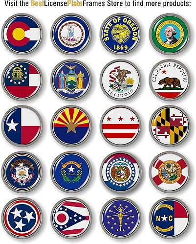 Miniatura 2 de Pegatina de emblema de coche con cúpula 3D de la bandera del estado de California, redondo flexible