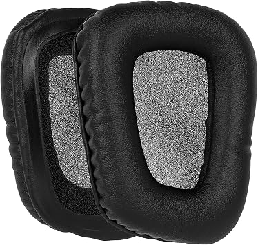 Geekria Replacement Ear Pads for Logitech G930, G430, G432, G332, G35, F450 Headphones Ear Cushions, Repair Parts (Black)