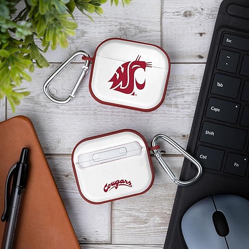 Miniatura 4 de AFFINITY BANDS Washington State Cougars HDX - Funda compatible con Apple AirPods Gen 3 (Classic Crimson)