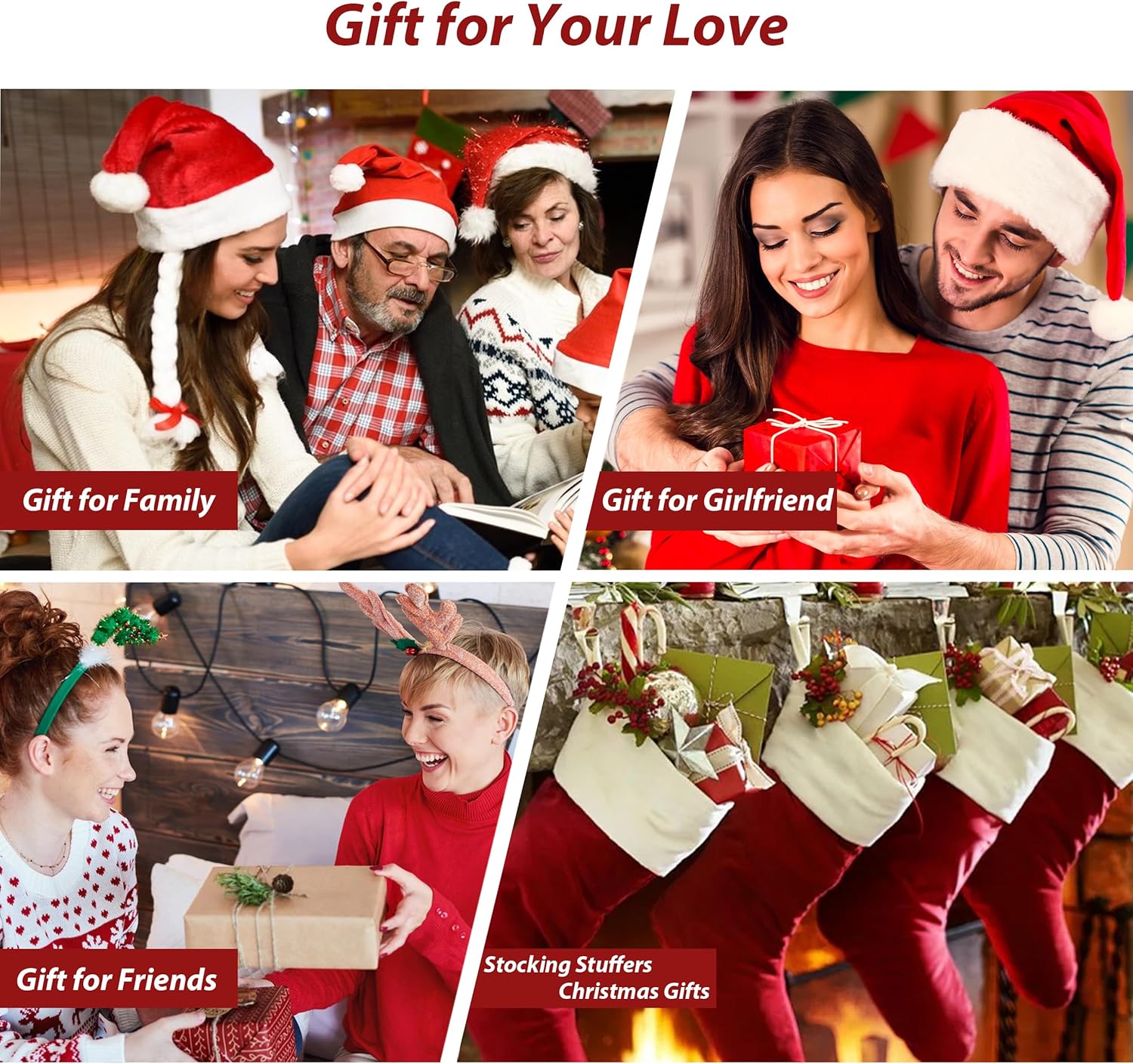 Christmas Earrings for Women Stocking Stuffers Christmas Tree Snowflake Bow Bell Dangle Earrings Xmas Holiday Jewelry Gifts Outfits Accessories - Image 6