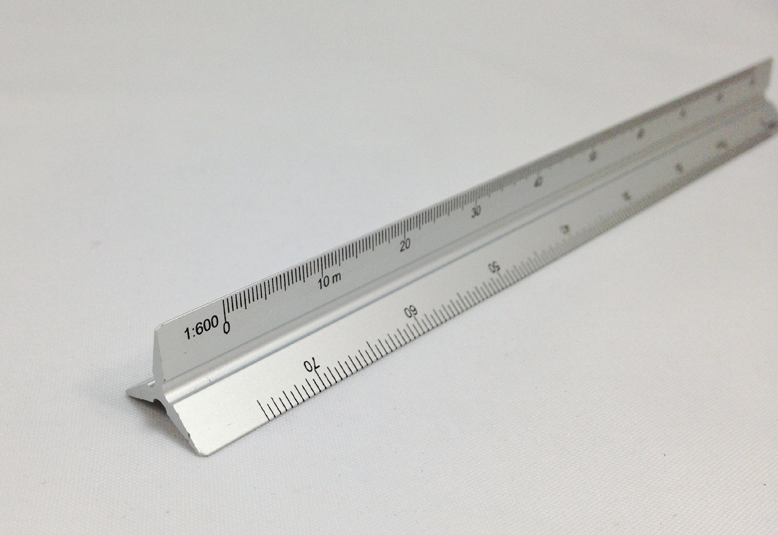 Amazon.co.jp: 三角スケール アルミ 15cm 縮尺 1/100 1/200 1/300 1  