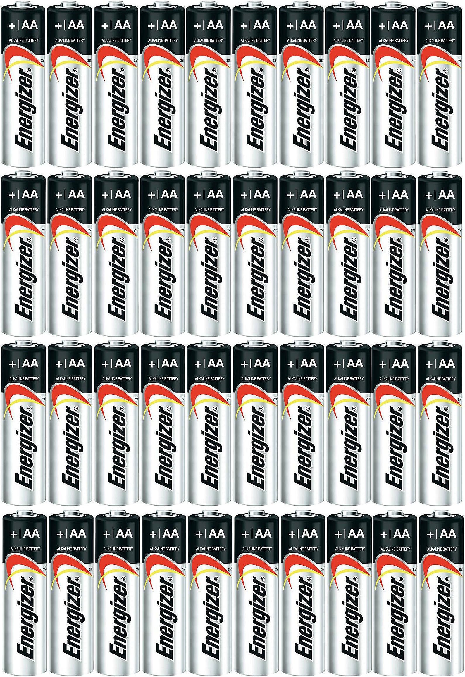 Energizer AA Max Alkaline E91 Batteries - Expiration 12/2024 or later - 40 count