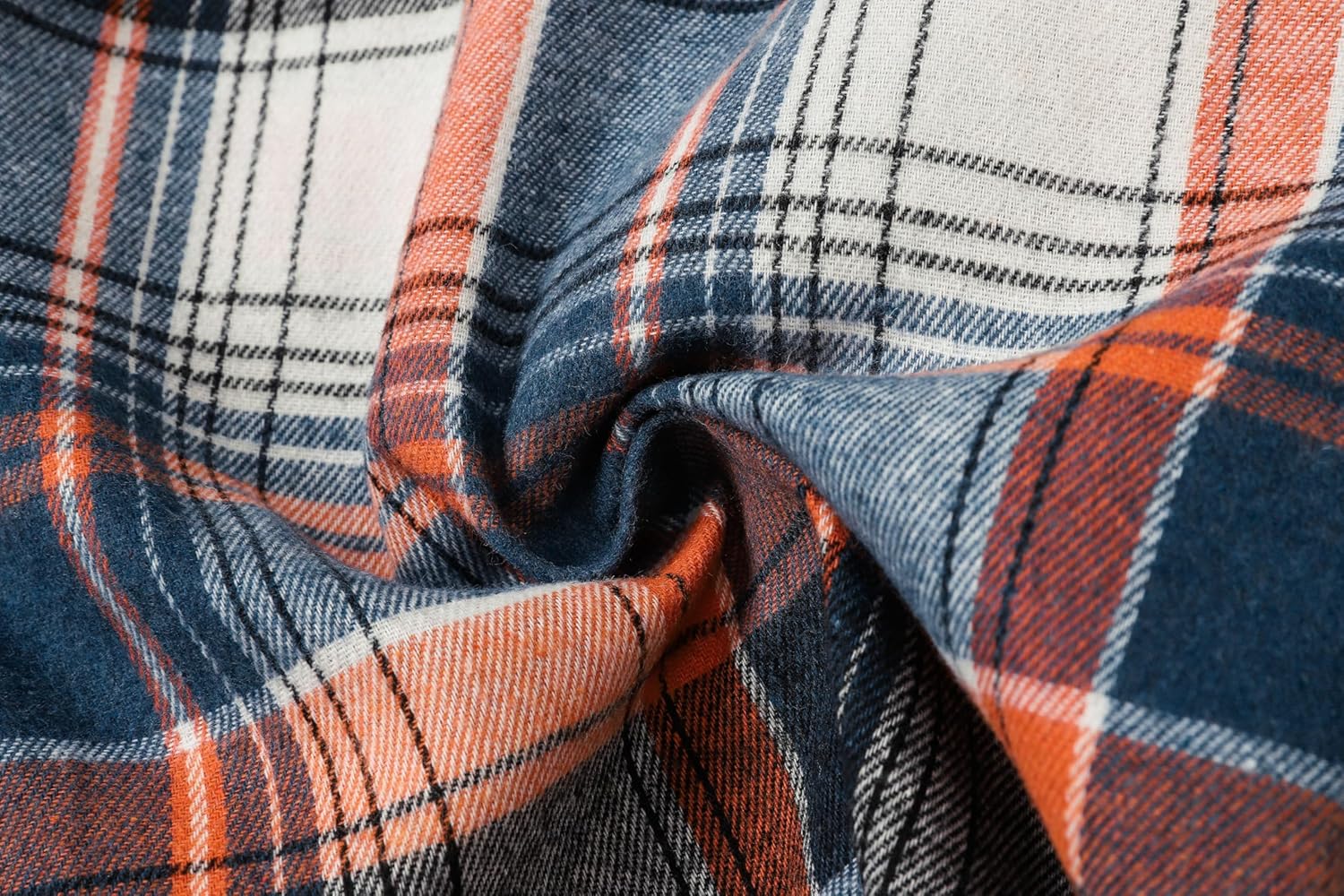 Betusline Boy and Men Button Down Plaid Shirt - Image 6