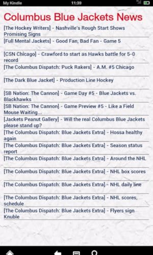 Columbus Hockey News(Kindle Tablet Edition)