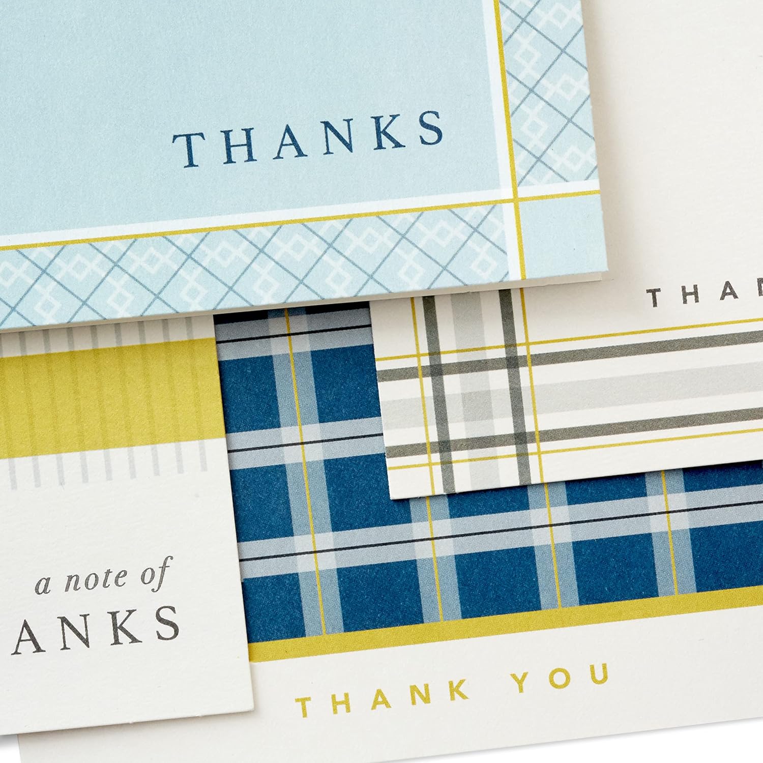 Hallmark Thank You Cards Assortment, Stripes and Plaid (48 Cards with Envelopes) - Image 5