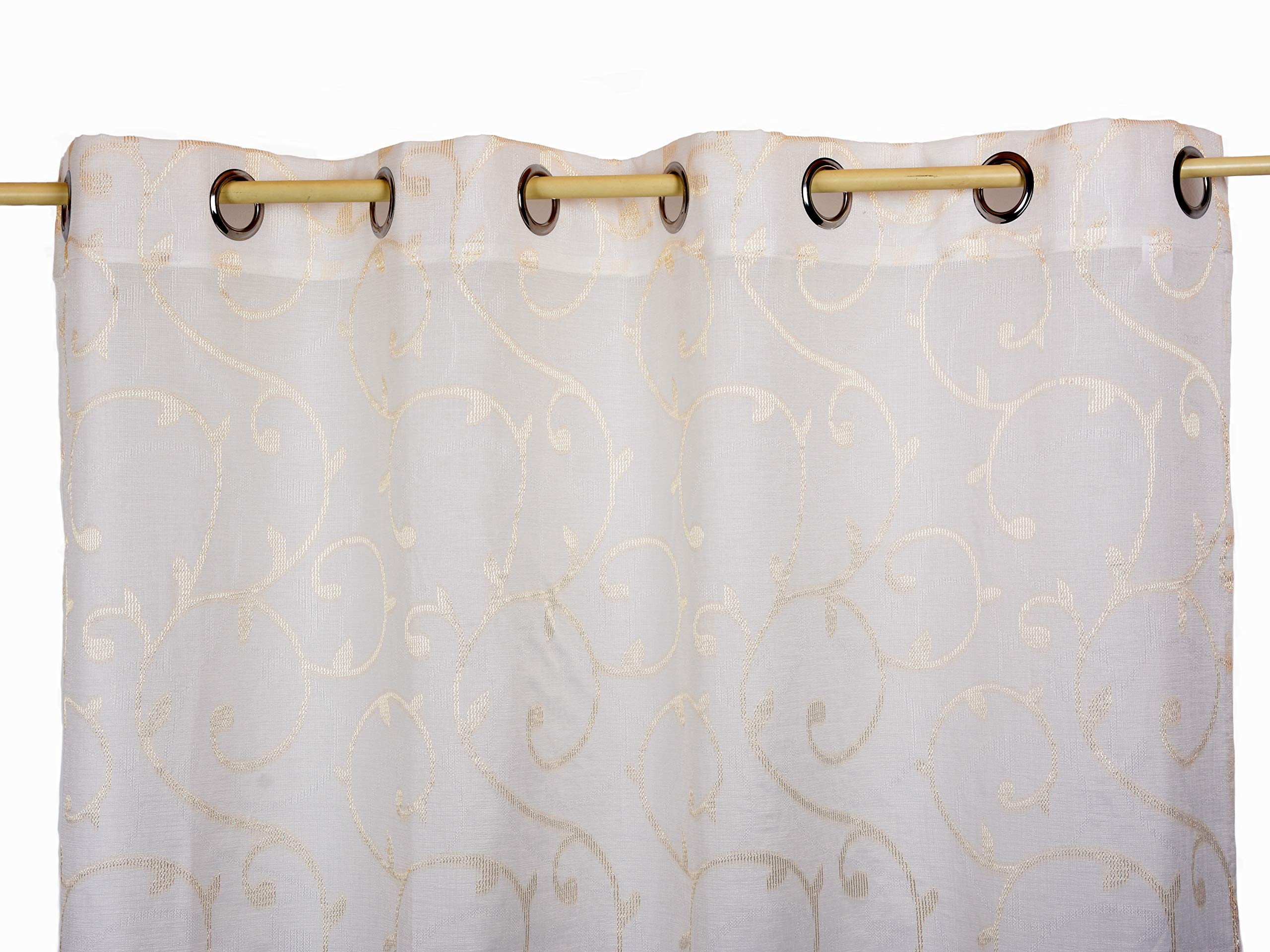 MI CASA Ecru, Curtain 5146 140 x 265 cm