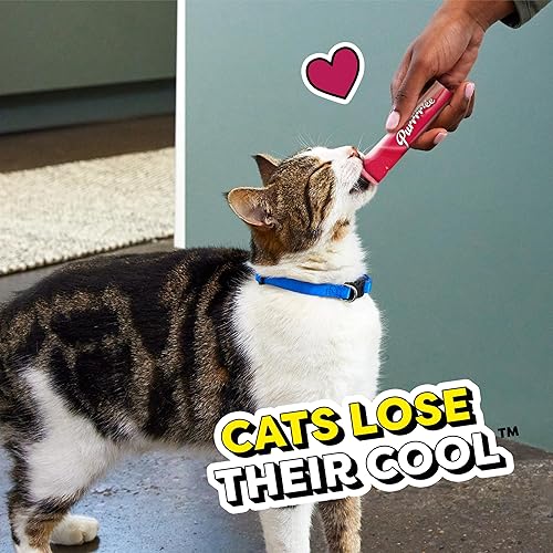 Miniatura 12 de Temptations Creamy Puree Golosinas Húmedas Exprimibles Lamibles para Gatos con Hígado de Res, Tubos de 0.42 oz., 4 Unidades, Paquete de 11 (44 Total)