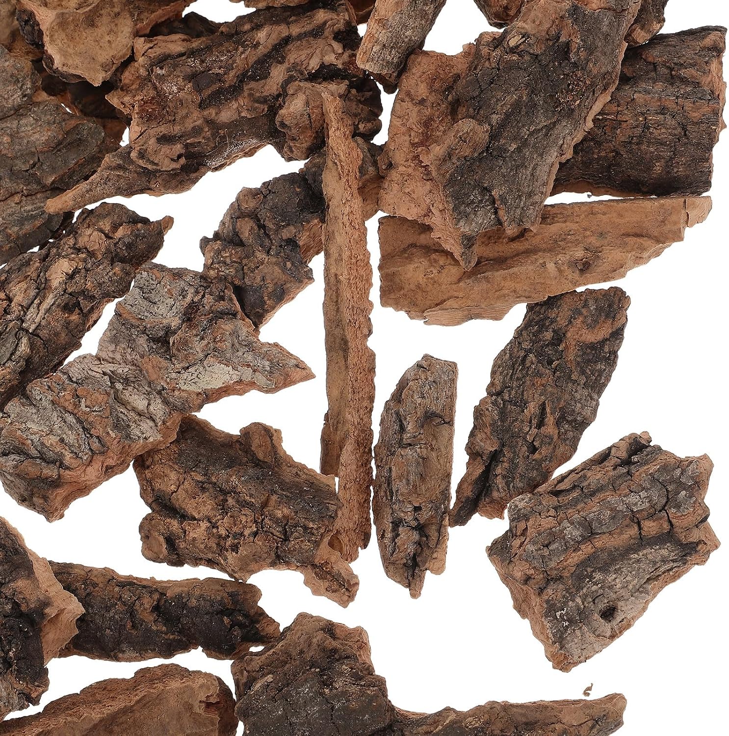 Natural Cork Bark Reptile Bedding Smooth Edges and Soft Texture for Lizard and Tortoise Terrarium Enclosure to Ventilation and Reduce Skin Abrasions, Size 8x4.5x0.4cm
