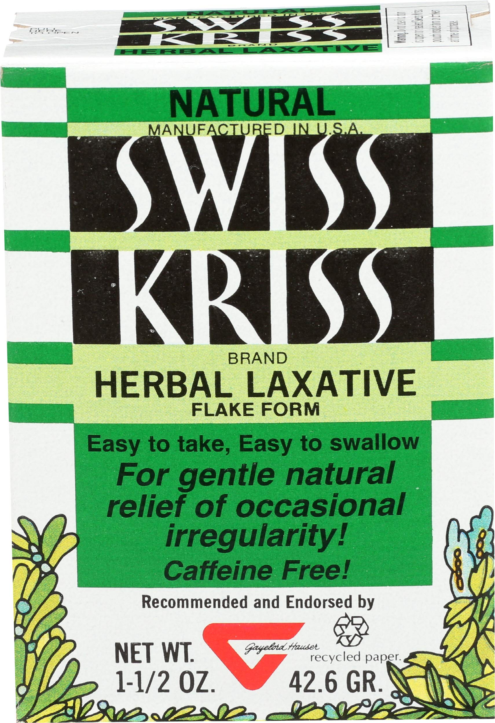 Modern Products Swiss Kriss Herbal Laxative Flake