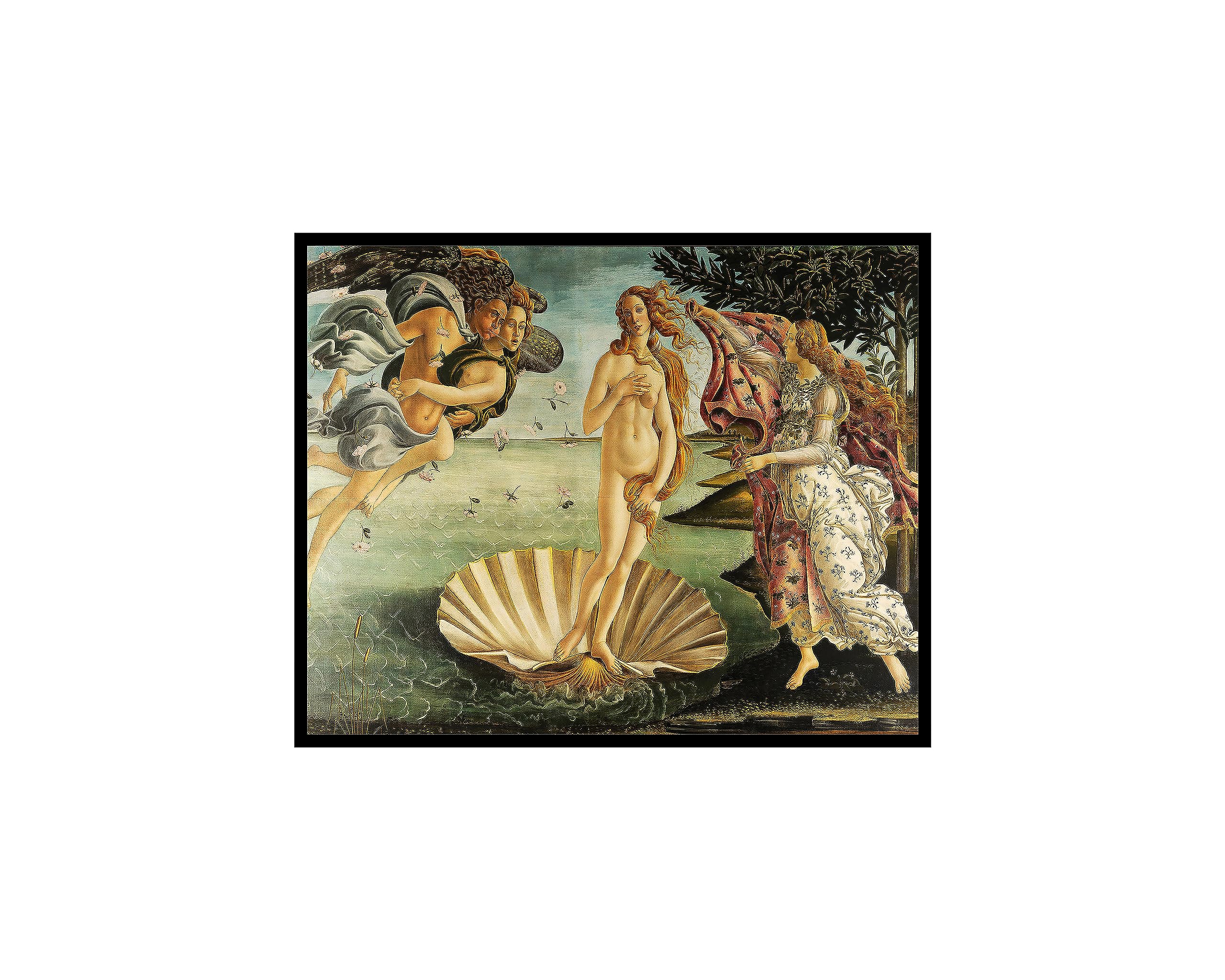 Poster Master Vintage Birth of Venus Poster - Retro Aphrodite Goddess Print - Mythology Art - Renaissance Art - Gift for Men & Women - Decor for Bedroom, Living Room or Dorm - 8x10 UNFRAMED Wall Art