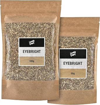 Lowhill Valley Eyebright – 100% Pure Euphrasia Rostkoviana Cut And Dried Herb – Herbal Infusion – Organically Grown – Embrace the Power of Nature – 100g