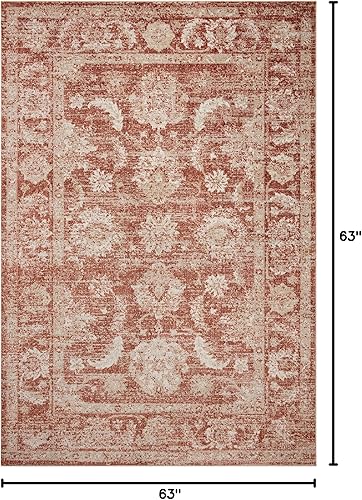 Miniatura 2 de Loloi II Odette Collection ODT-03 - Alfombra decorativa redonda de 5 pies y 3 pulgadas x 5 pies y 3 pulgadas