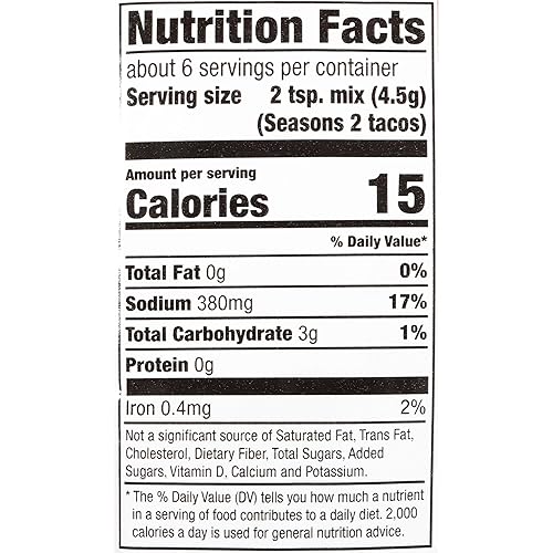 Miniatura 7 de McCormick Mezcla original de condimentos para taco, 1 onza (paquete de 24)