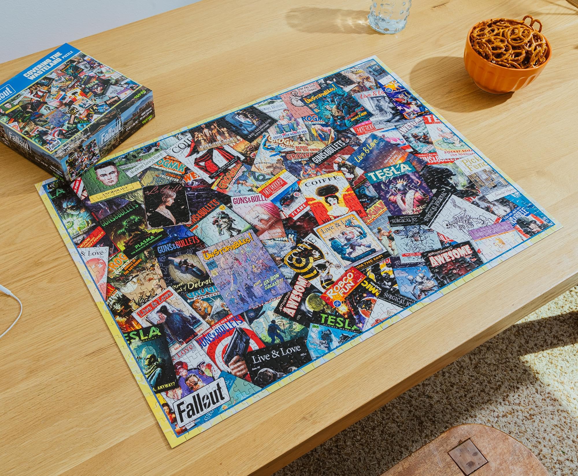 Fallout Covering The Wasteland - Puzzle da 1000 pezzi, per adulti, 71 x 50 cm