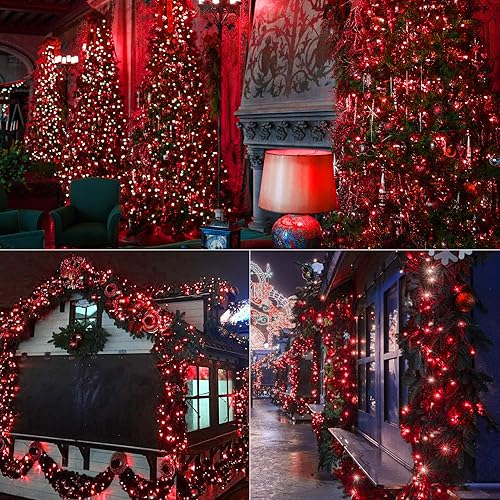 Miniatura 6 de Brizled - Extensión extralarga de luces LED impermeables para decoración de navidad y halloween, en exteriores e interiores, 78.74 pies y 240 mini