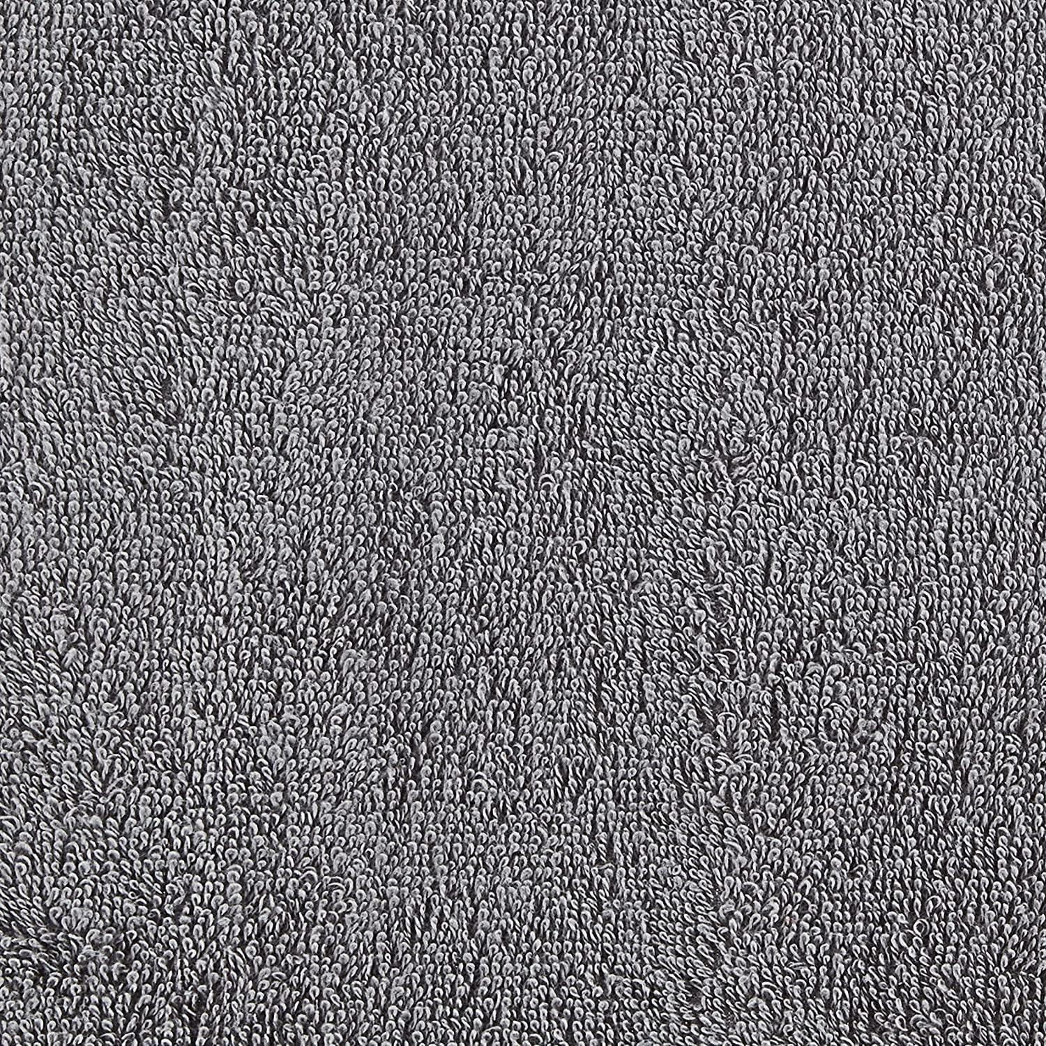 Zahari Home Erica Bathroom Towel Set - 3 Piece Modern Decor Grey Towel Set