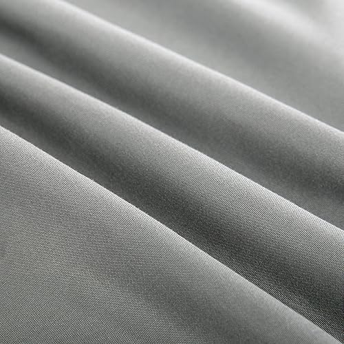 Miniatura 20 de Sonive Juego de funda de edredón tamaño King, juego de edredón de microfibra cepillada suave de 3 piezas con cierre de cremallera, 8 lazos