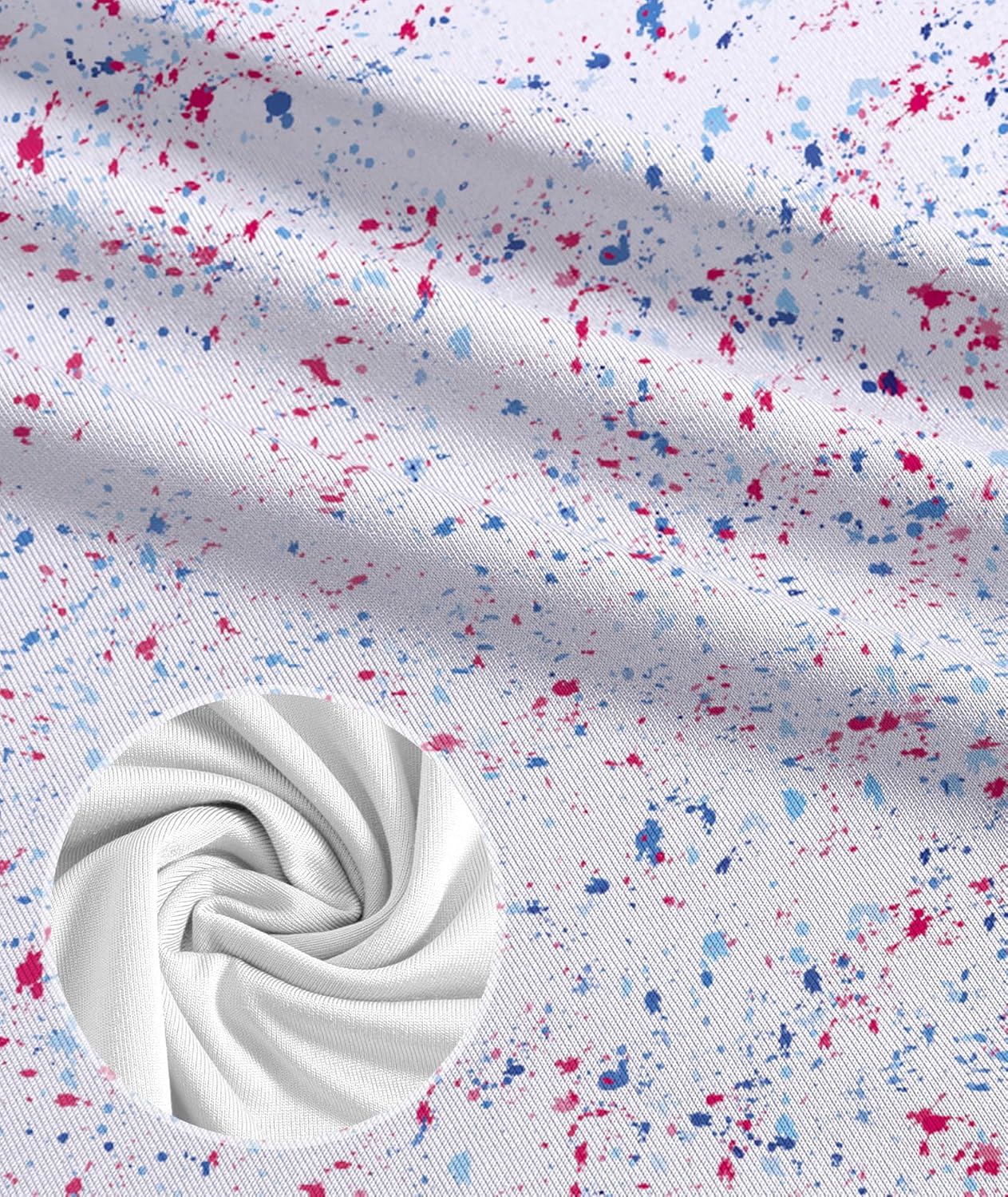 ZITY Mens Print Polo Shirts Short Sleeve Moisture Wicking Shirts for Men Golf Tennis Daily Casual Collared T-Shirt - Image 5