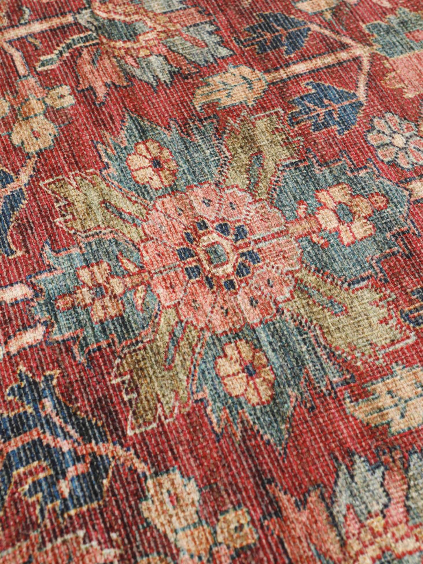 RugVista Khalifa Oriental, Tappeto, Orientali, 160 x 230 cm, Rettangolare, Pelo corto, Soggiorno, Camera da letto, Cucina, Lavabile in lavatrice, Rosso