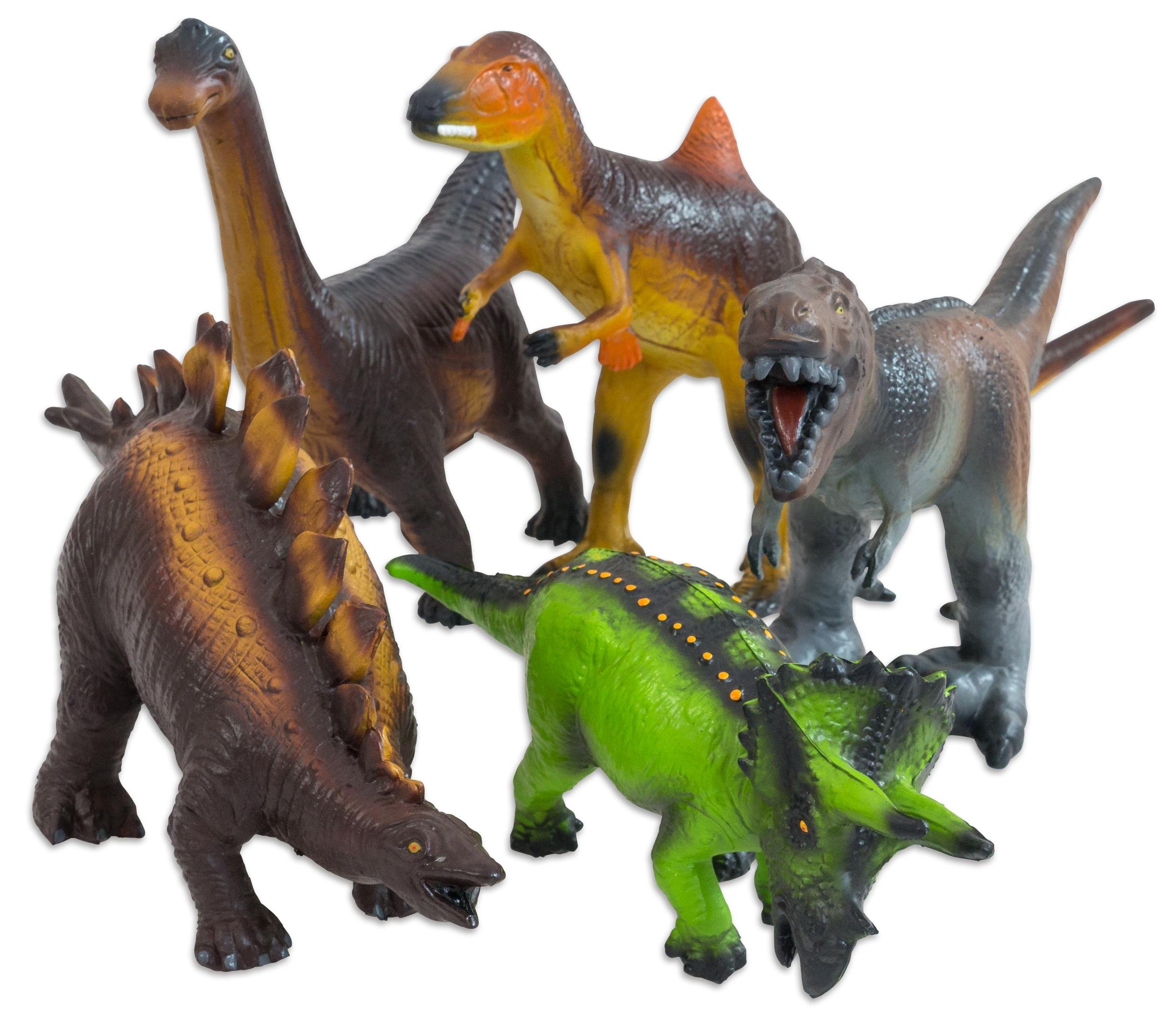 Betzold Dinosaurier Soft-Tier-Set Naturkautschuk - weiche Spielfigur abwaschbar