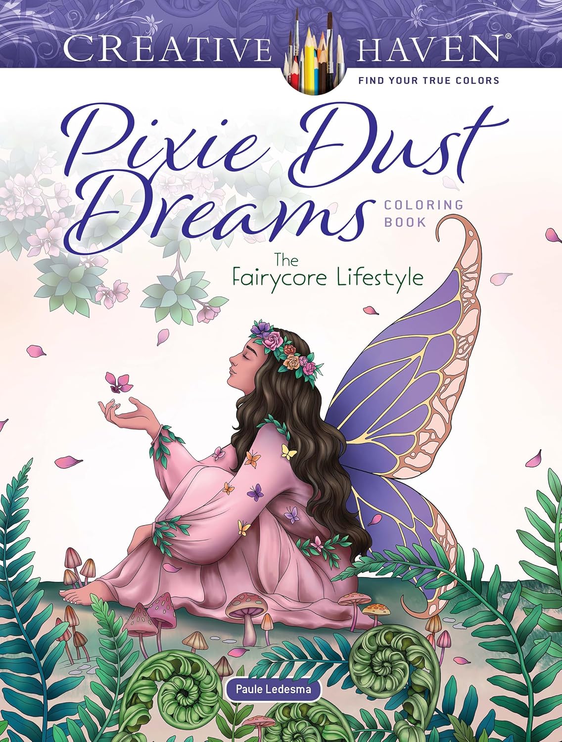 Amazon | Creative Haven Pixie Dust Dreams Coloring Book: The Fairycore ...