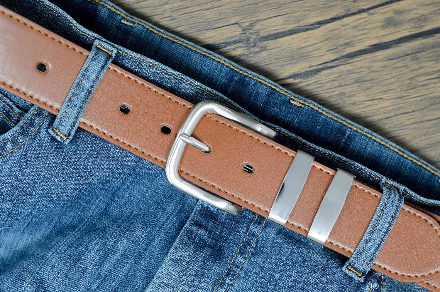 Ossi Mens 38mm Belt with Double Loop image 2